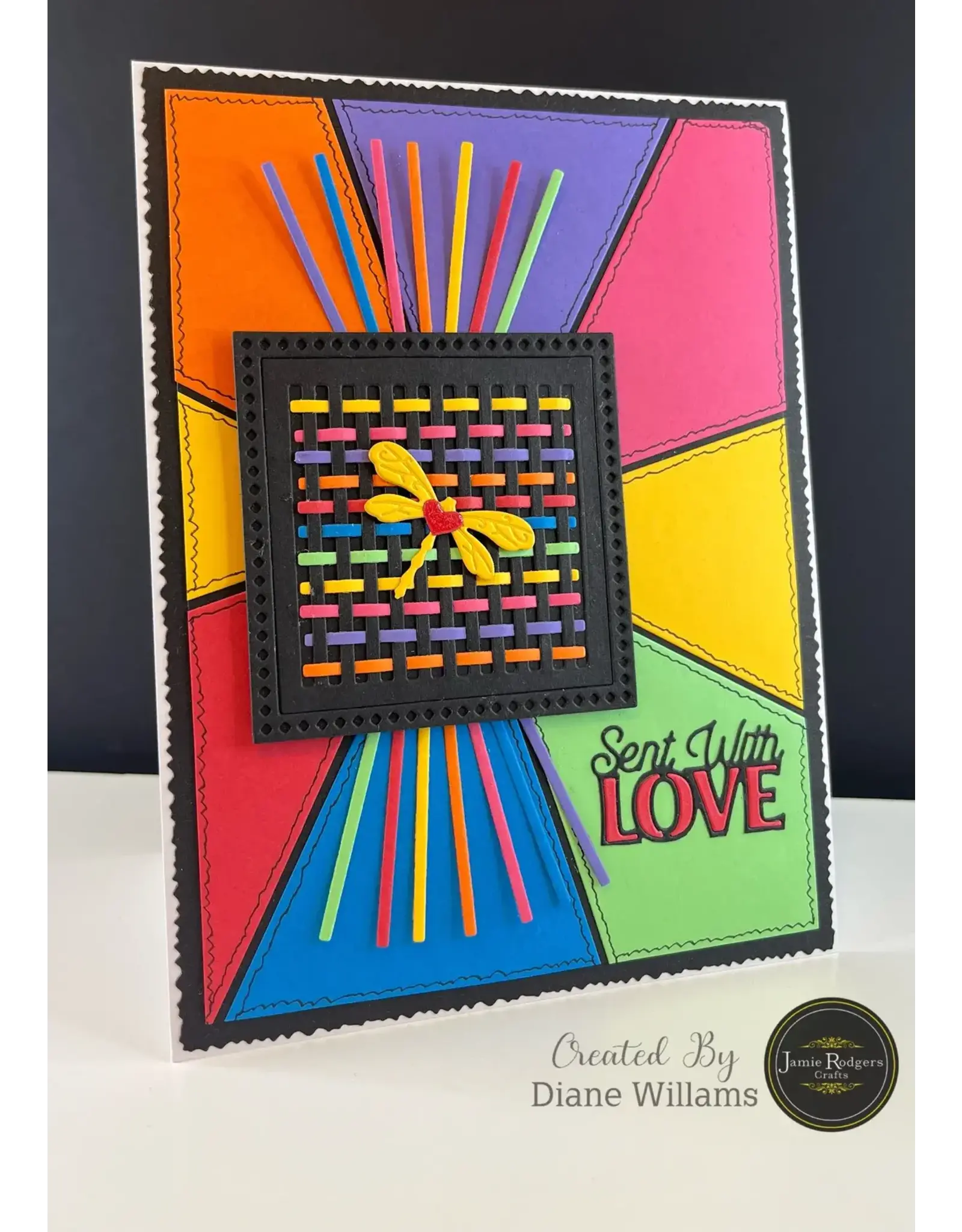 JAMIE RODGERS CRAFTS JAMIE RODGERS CRAFTS STRIPED SQUARE TILE DIE SET