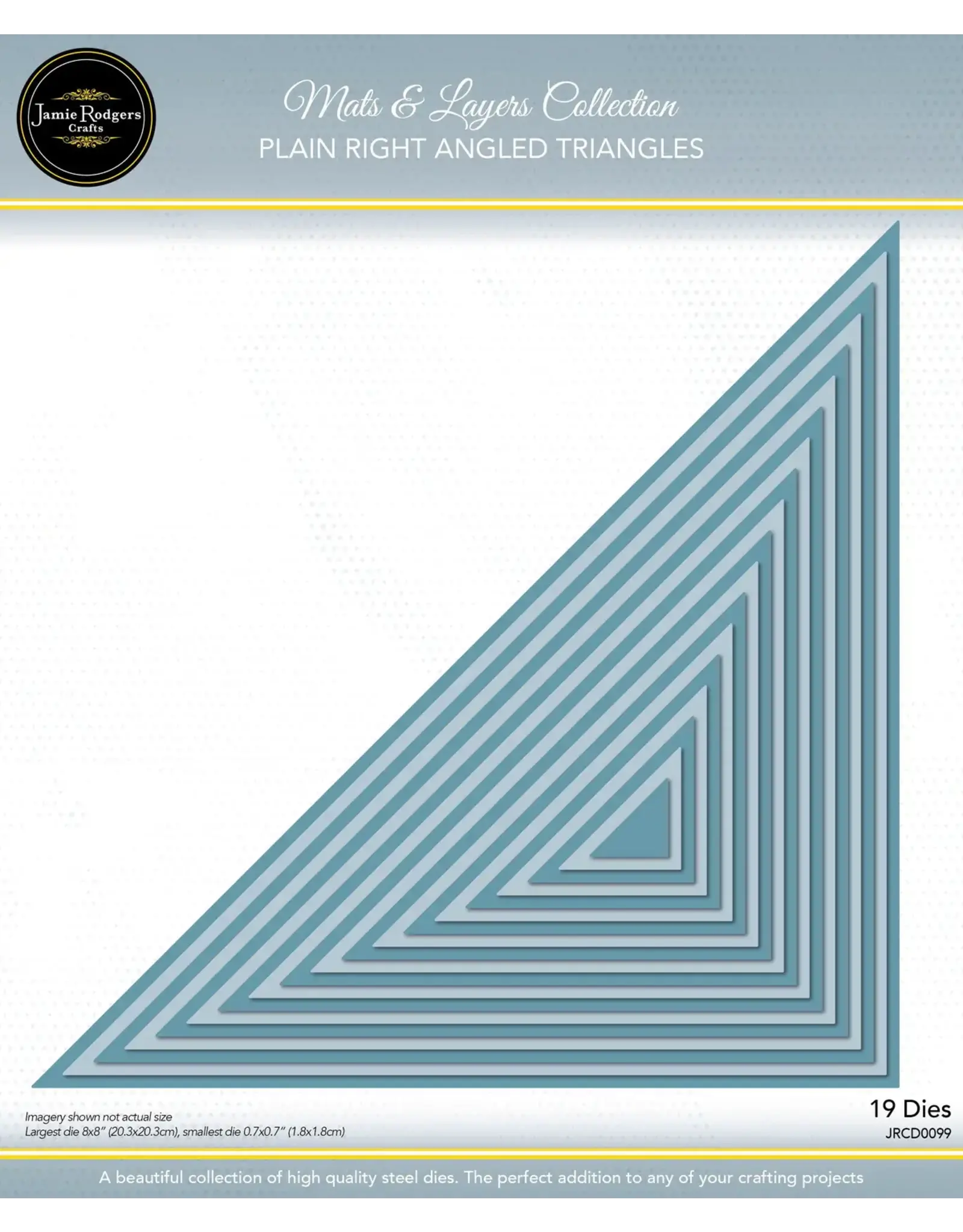 JAMIE RODGERS CRAFTS JAMIE RODGERS CRAFTS PLAIN RIGHT ANGLED TRIANGLE DIE SET