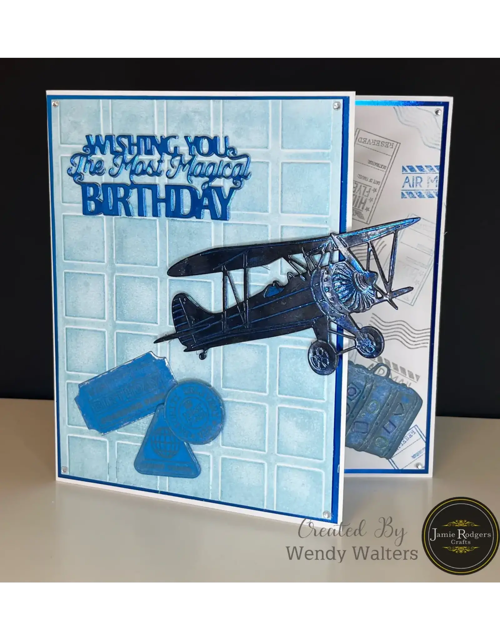JAMIE RODGERS CRAFTS JAMIE RODGERS CRAFTS VINTAGE TAGS CLEAR STAMP SET