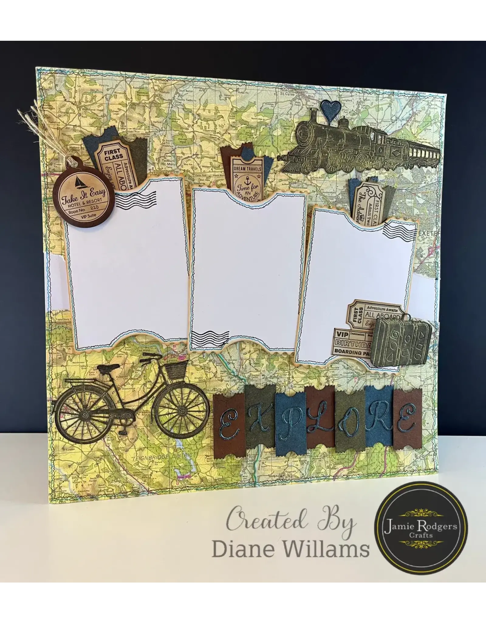JAMIE RODGERS CRAFTS JAMIE RODGERS CRAFTS VINTAGE TAGS CLEAR STAMP SET
