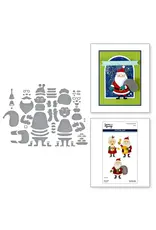 SPELLBINDERS SPELLBINDERS SIMON HURLEY NORTH POLE FRIENDS COLLECTION THE CLAUSES ETCHED DIE SET