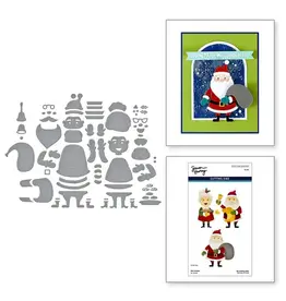 SPELLBINDERS SPELLBINDERS SIMON HURLEY NORTH POLE FRIENDS COLLECTION THE CLAUSES ETCHED DIE SET
