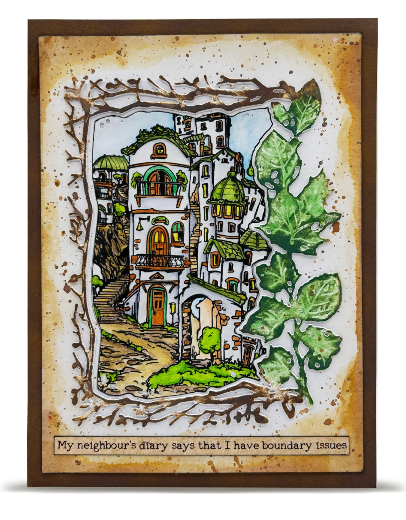 AALL & CREATE AALL & CREATE AUTOUR DE MWA #1307 HOUSE PARTY A6 CLEAR STAMP SET
