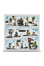 AALL & CREATE AALL & CREATE AUTOUR DE MWA #1304 ROOFLINE FRIENDS A5 CLEAR STAMP SET