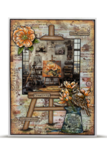 AALL & CREATE AALL & CREATE #135 PAINTERLY PETALS LAYER IT UP! WASHI TAPE