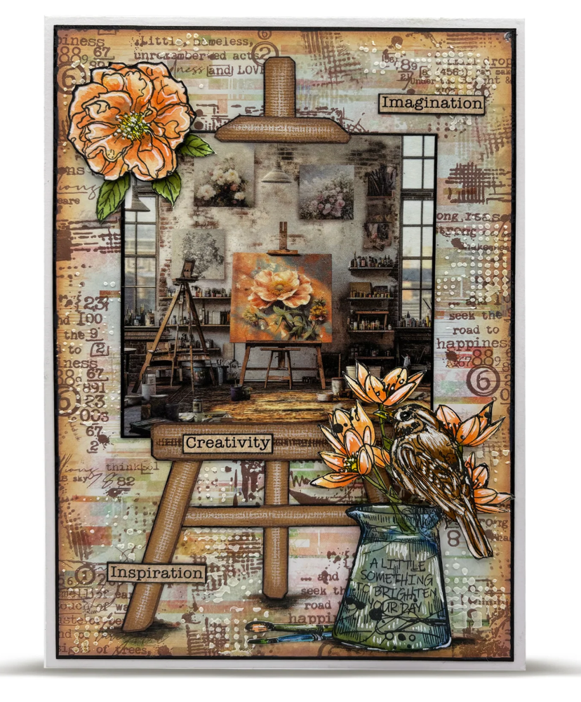 AALL & CREATE AALL & CREATE #135 PAINTERLY PETALS LAYER IT UP! WASHI TAPE