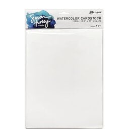 RANGER RANGER SIMON HURLEY SMOOTH WATERCOLOR CARDSTOCK 8/PK