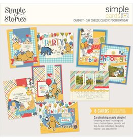 SIMPLE STORIES SIMPLE STORIES SIMPLE CARDS SAY CHEESE CLASSIC POOH BIRTHDAY CARD KIT