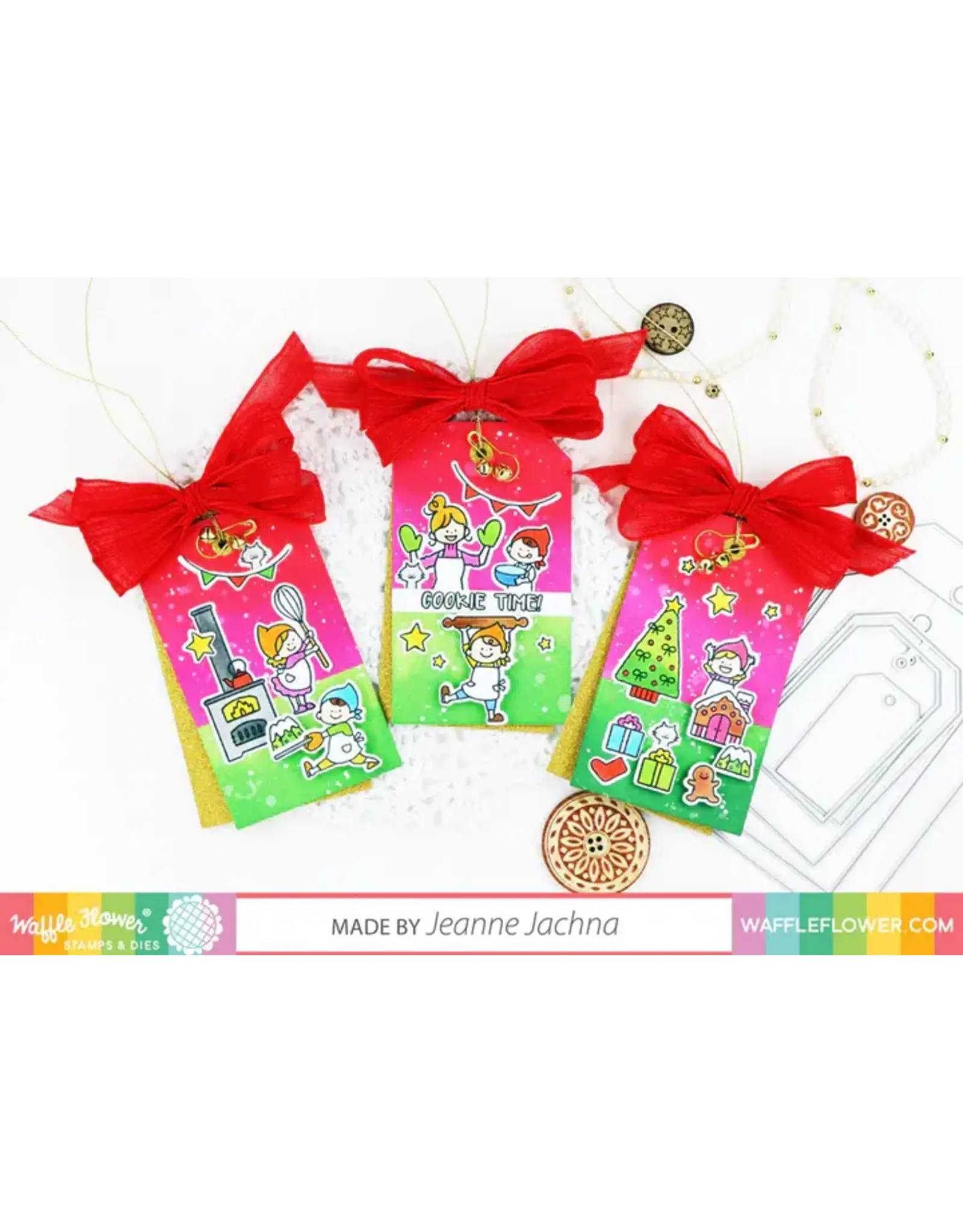 WAFFLE FLOWER WAFFLE FLOWER NESTING TAGS DIE SET