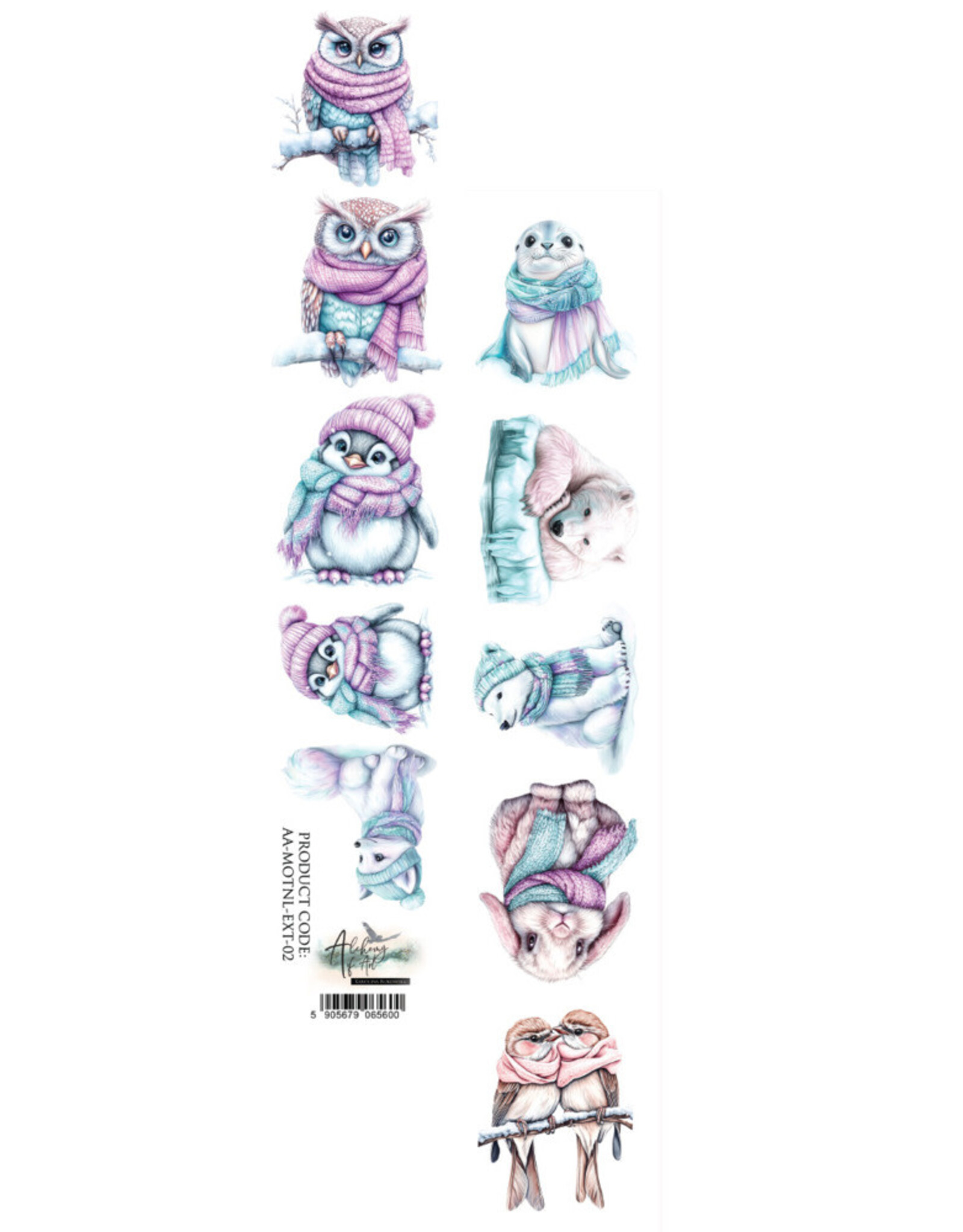 ALCHEMY OF ART ALCHEMY OF ART MAGIC OF THE NORTHERN LIGHTS 02 2x12 EXTRAS CARDSTOCK