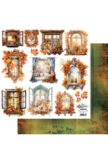 ALCHEMY OF ART ALCHEMY OF ART IN AUTUMN COLORS WINDOWS 12x12 EXTRAS CARDSTOCK