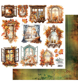 ALCHEMY OF ART ALCHEMY OF ART IN AUTUMN COLORS WINDOWS 12x12 EXTRAS CARDSTOCK