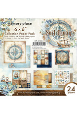 MEMORY-PLACE MEMORY-PLACE SAIL AWAY 6x6 COLLECTION PACK 24 SHEETS