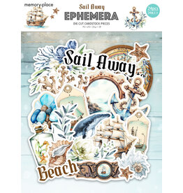 MEMORY-PLACE MEMORY-PLACE SAIL AWAY EPHEMERA DIE CUTS