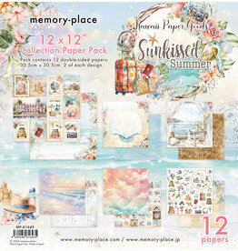 MEMORY-PLACE MEMORY-PLACE SUNKISSED SUMMER 12x12 COLLECTION PACK 12 SHEETS