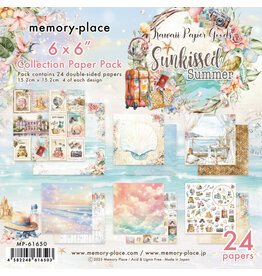 MEMORY-PLACE MEMORY-PLACE SUNKISSED SUMMER 6x6 COLLECTION PACK 24 SHEETS