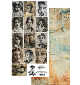 ALCHEMY OF ART ALCHEMY OF ART EXTRAS PAPER PORTRAITS-01 DIE-CUTS