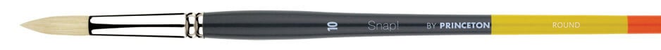 PRINCETON BRUSH CO. PRINCETON SNAP! SERIES 9700 NATURAL BRISTLE ROUND BRUSH 10