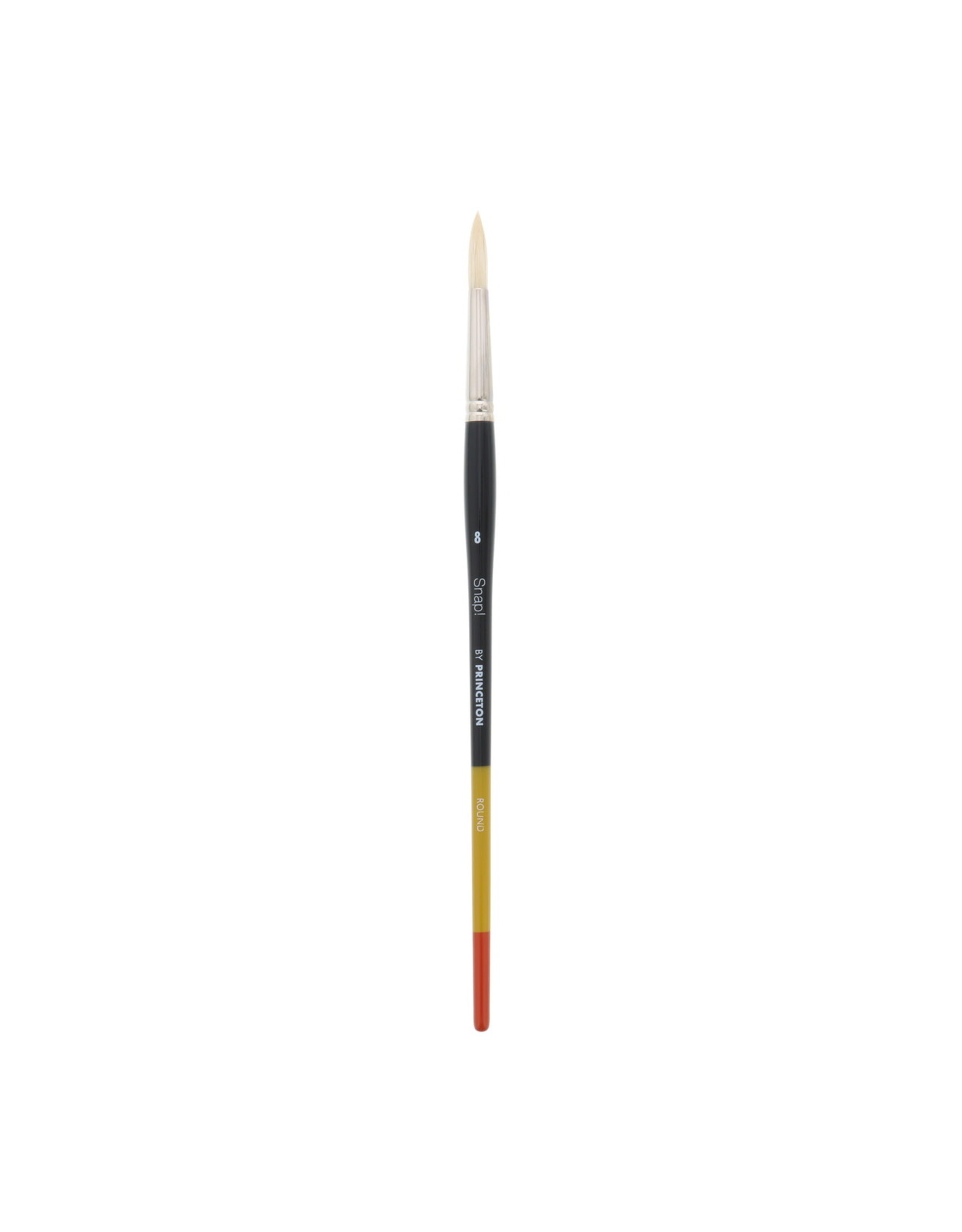 PRINCETON BRUSH CO. PRINCETON SNAP! SERIES 9700 NATURAL BRISTLE ROUND BRUSH 8