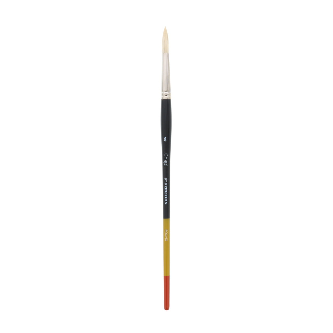 PRINCETON SNAP! SERIES 9700 NATURAL BRISTLE ROUND BRUSH 8