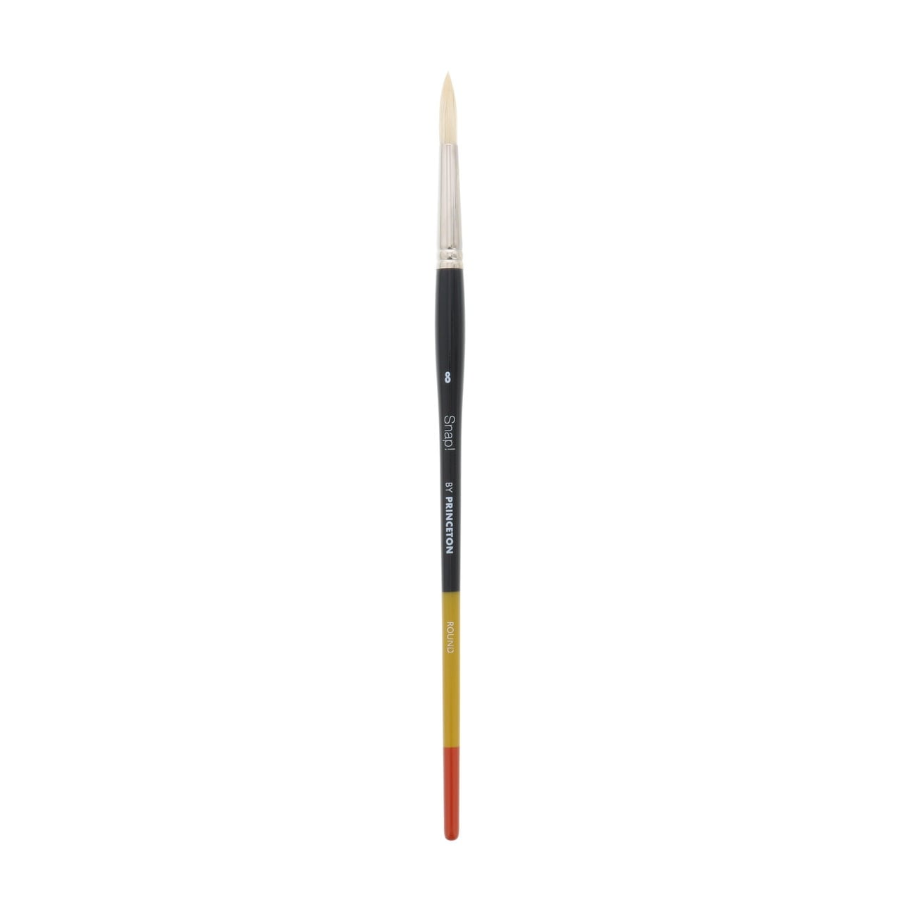 PRINCETON BRUSH CO. PRINCETON SNAP! SERIES 9700 NATURAL BRISTLE ROUND BRUSH 8