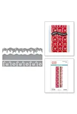 SPELLBINDERS SPELLBINDERS STAMPERIA CANDY CHRISTMAS COLLECTION SWEET BORDERS ETCHED DIE SET