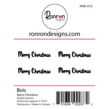 RONRON DESIGNS RONRON DESIGNS MERRY CHRISTMAS WOOD PIECES