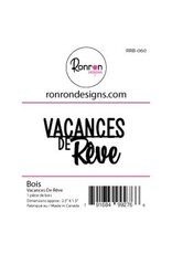 RONRON DESIGNS RONRON DESIGNS VACANCES DE RÊVE WOOD PIECE