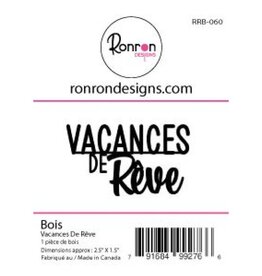 RONRON DESIGNS RONRON DESIGNS VACANCES DE RÊVE WOOD PIECE