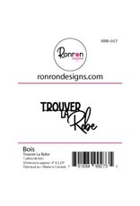 RONRON DESIGNS RONRON DESIGNS TROUVER LA ROBE WOOD PIECE