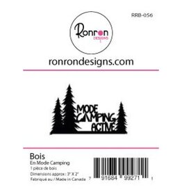 RONRON DESIGNS RONRON DESIGNS EN MODE CAMPING WOOD PIECE
