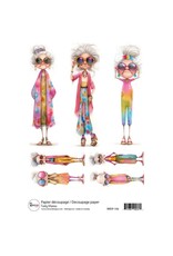 RONRON DESIGNS RONRON DESIGNS FUNKY MAMIES RICE PAPER