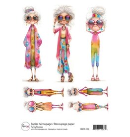 RONRON DESIGNS RONRON DESIGNS FUNKY MAMIES RICE PAPER