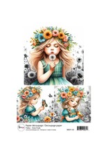 RONRON DESIGNS RONRON DESIGNS ANNIE POULIN - FILLETTES RICE PAPER