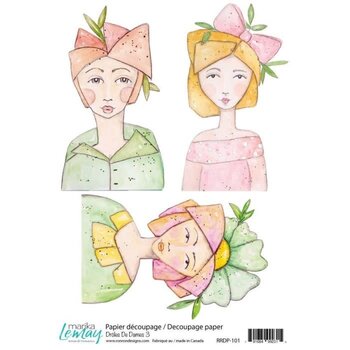 RONRON DESIGNS RONRON DESIGNS MARIKA LEMAY - DRÔLES DE DAMES 3 RICE PAPER