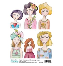 RONRON DESIGNS RONRON DESIGNS MARIKA LEMAY - DRÔLES DE DAMES RICE PAPER