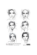 RONRON DESIGNS RONRON DESIGNS TRACÉ DE FEMME 2 RICE PAPER