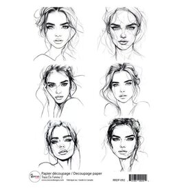RONRON DESIGNS RONRON DESIGNS TRACÉ DE FEMME 2 RICE PAPER