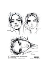 RONRON DESIGNS RONRON DESIGNS TRACÉ DE FEMME RICE PAPER