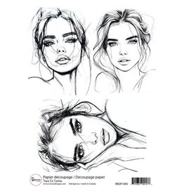 RONRON DESIGNS RONRON DESIGNS TRACÉ DE FEMME RICE PAPER