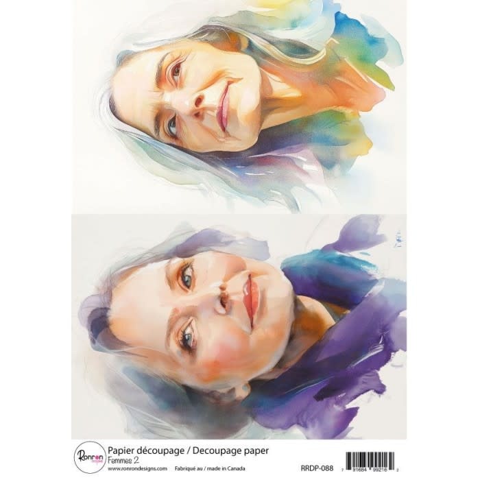 RONRON DESIGNS RONRON DESIGNS FEMMES 2 RICE PAPER