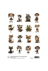 RONRON DESIGNS RONRON DESIGNS STEAMPUNK ATC RICE PAPER