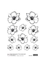 RONRON DESIGNS RONRON DESIGNS FLEURS À COLORIER 2 RICE PAPER