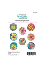 RONRON DESIGNS RONRON DESIGNS MARIKA LEMAY - RONDS COLORÉS TOPPERS