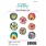 RONRON DESIGNS RONRON DESIGNS MARIKA LEMAY - RONDS COLORÉS TOPPERS