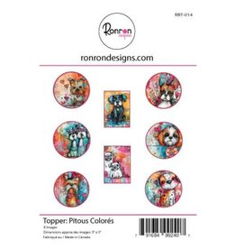 RONRON DESIGNS RONRON DESIGNS PITOUS COLORÉS TOPPERS