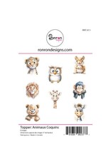 RONRON DESIGNS RONRON DESIGNS ANIMAUX COQUINS TOPPERS