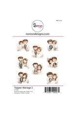 RONRON DESIGNS RONRON DESIGNS MARIAGE 2 TOPPERS