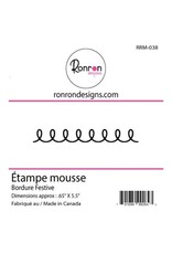 RONRON DESIGNS RONRON DESIGNS BORDURE FESTIVE FOAM STAMP