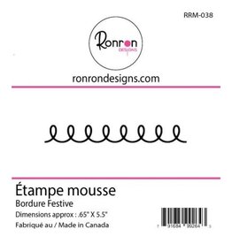 RONRON DESIGNS RONRON DESIGNS BORDURE FESTIVE FOAM STAMP
